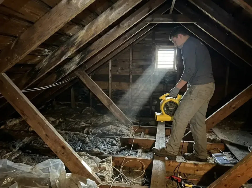 attic-water-damage-drying-proc-007 — frequently asked questions, Emergency Water Extraction & 24/7 Flood Response in Luling,…